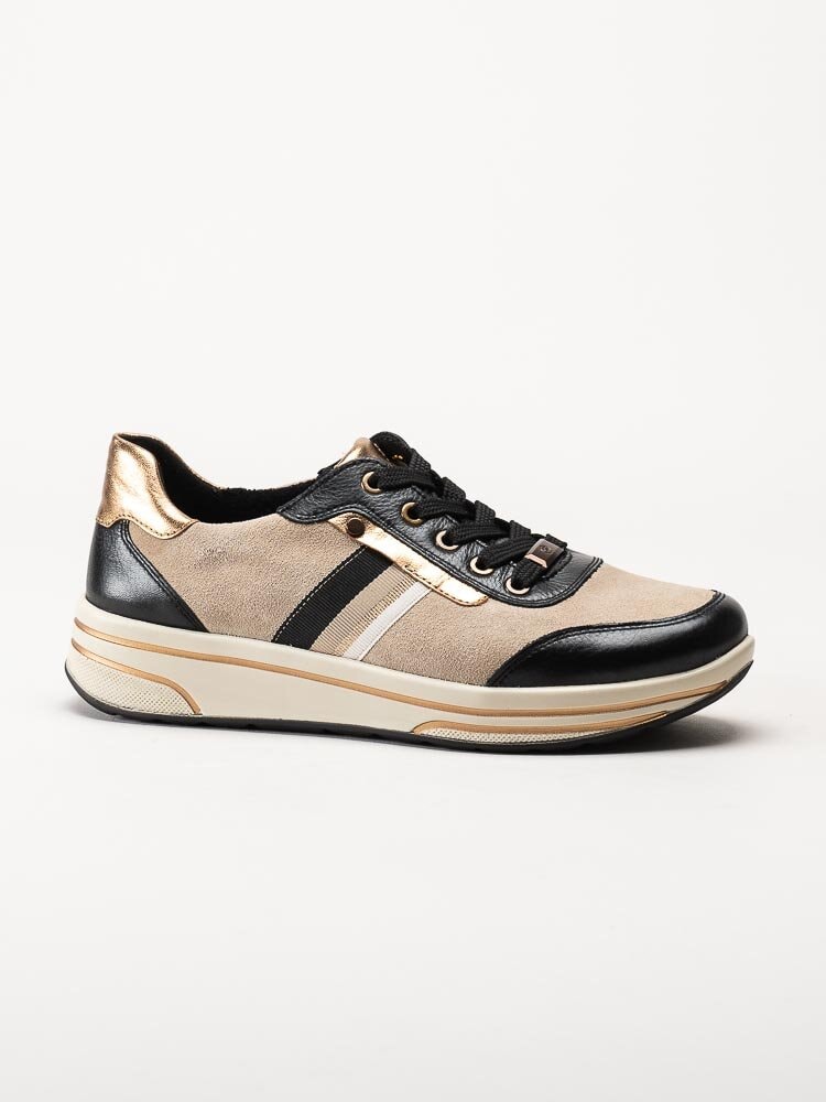 Ara - Sapporo 2.0 - Beige sneakers i mocka