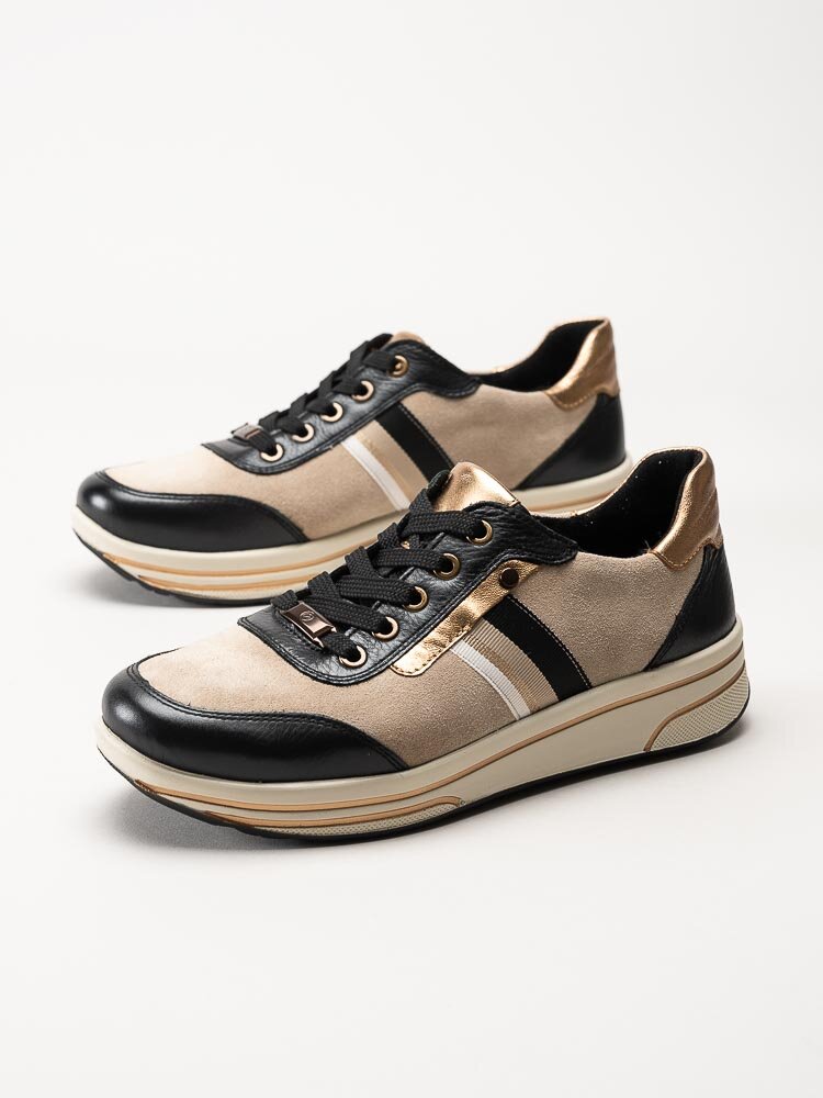 Ara - Sapporo 2.0 - Beige sneakers i mocka