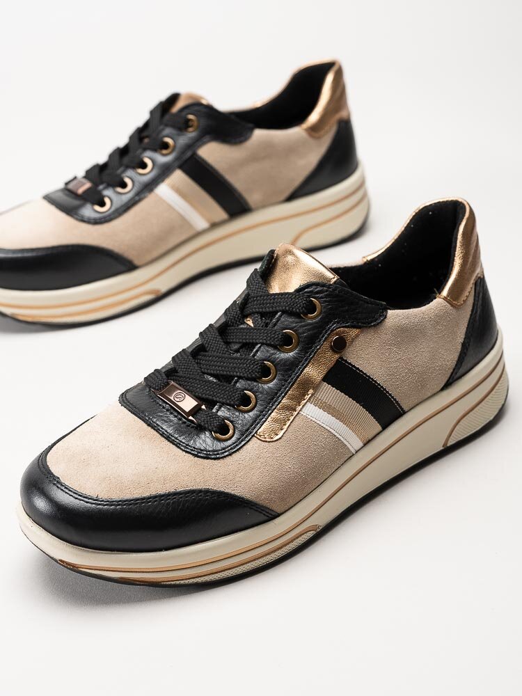 Ara - Sapporo 2.0 - Beige sneakers i mocka