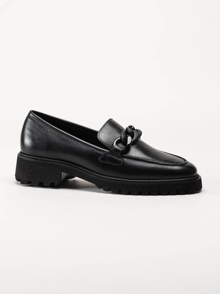 Ara - Kent 2.0 - Svarta loafers i skinn