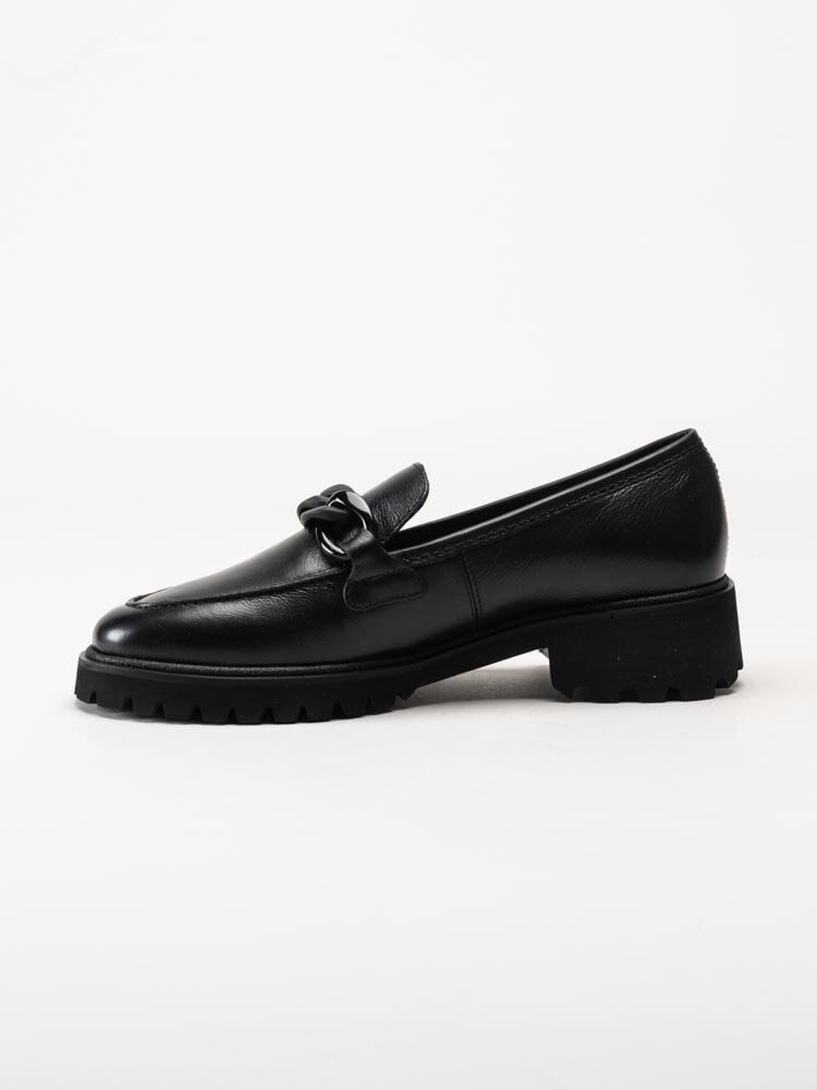 Ara - Kent 2.0 - Svarta loafers i skinn