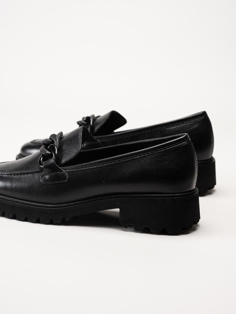 Ara - Kent 2.0 - Svarta loafers i skinn