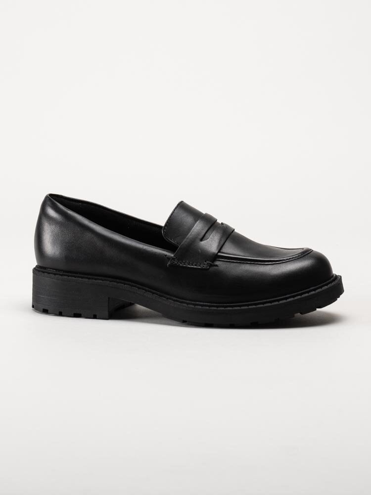 Clarks - Orinoco2 Penny - Svarta loafers i skinn