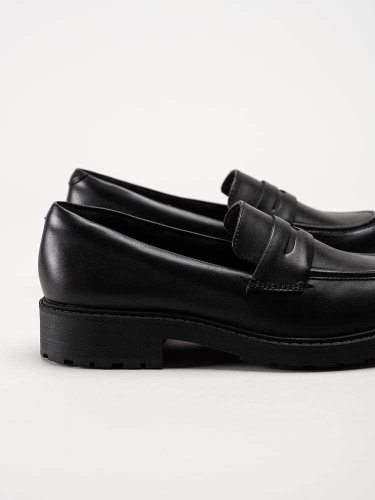 Clarks - Orinoco2 Penny - Svarta loafers i skinn