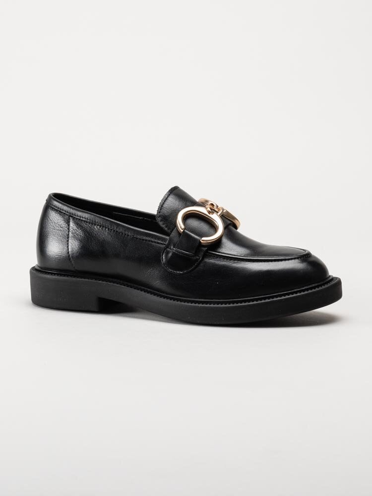 Copenhagen Shoes - Come With Me - Svarta loafers i skinn
