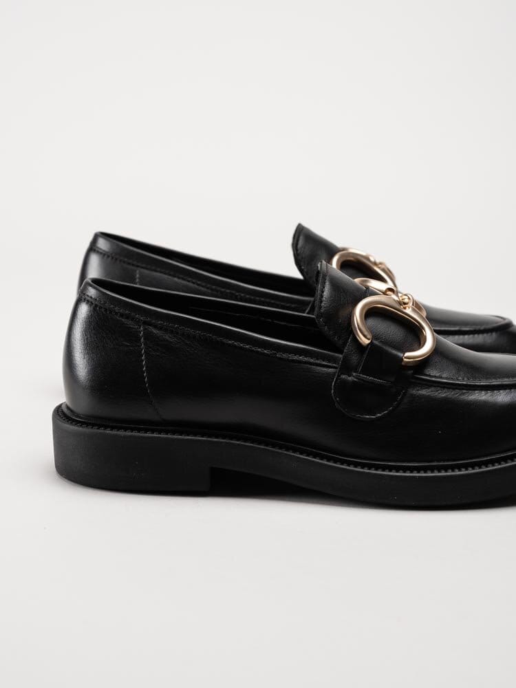 Copenhagen Shoes - Come With Me - Svarta loafers i skinn