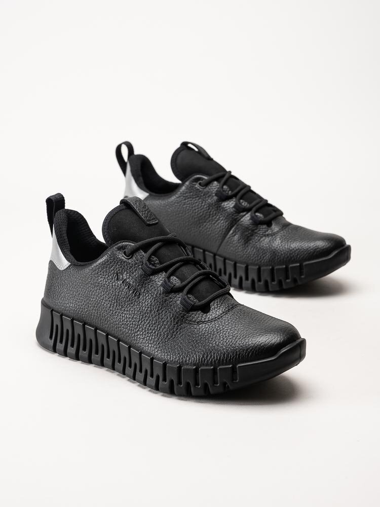 Ecco - Gruuv W Sneaker GTX - Svarta sneakers med Gore-Tex