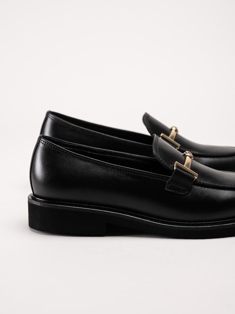 Gabor - Svarta loafers i skinn