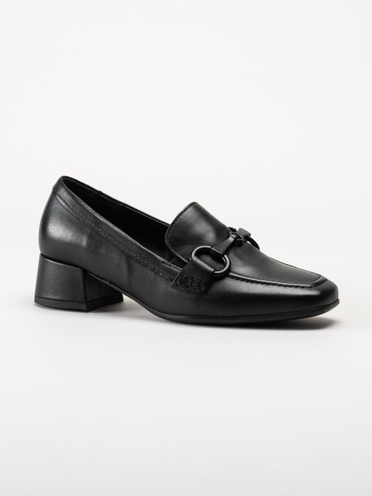 Gabor - Svarta loafers i skinn