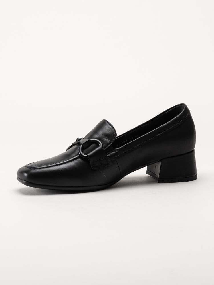 Gabor - Svarta loafers i skinn