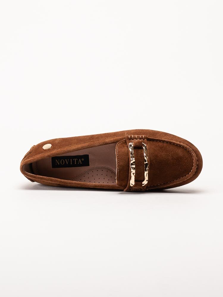 Novita - Parma - Bruna loafers i mocka