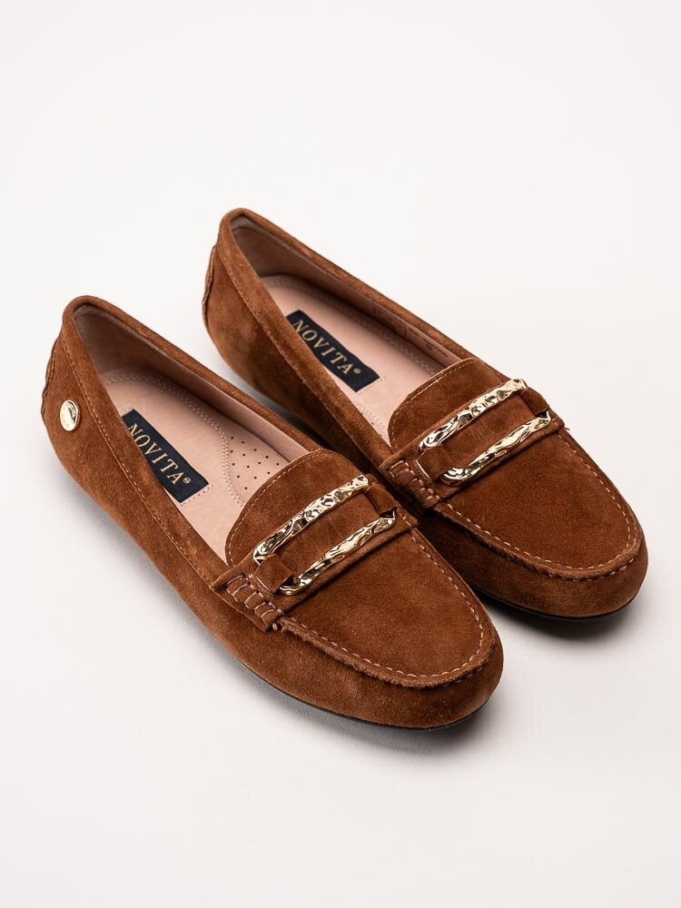 Novita - Parma - Bruna loafers i mocka