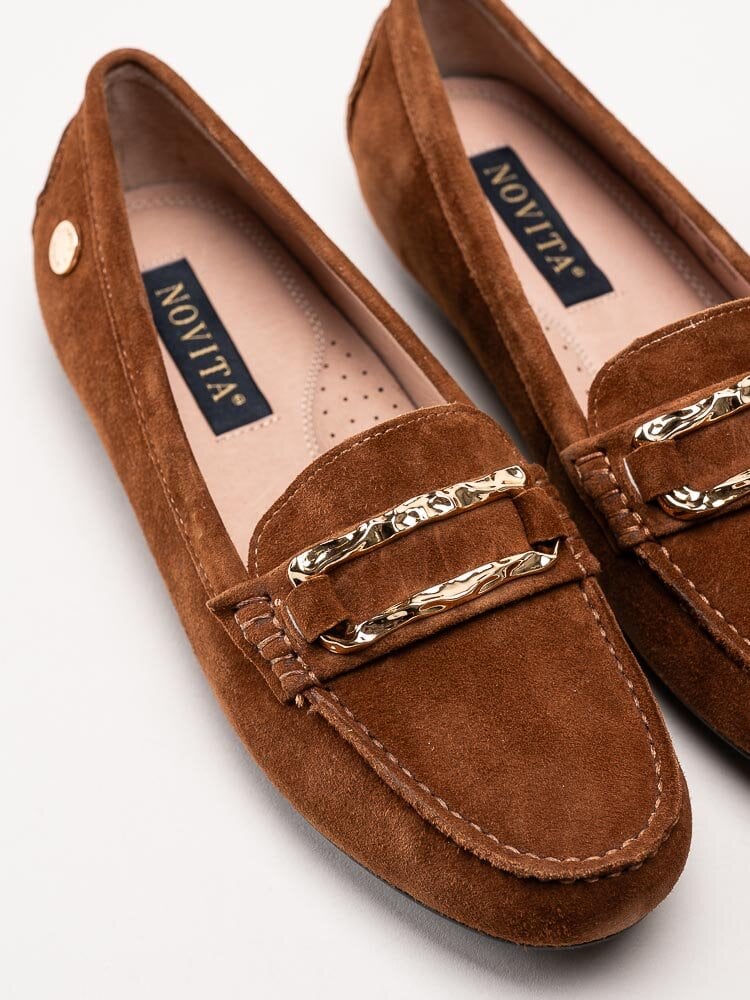 Novita - Parma - Bruna loafers i mocka