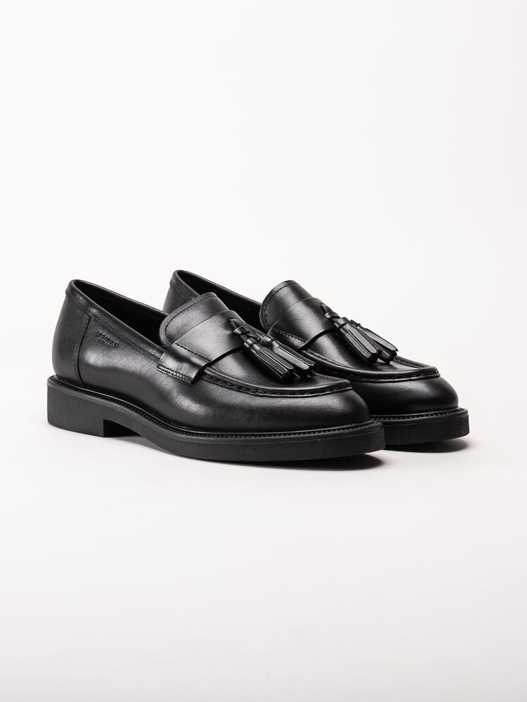 Vagabond - Alex W - Svarta loafers i skinn