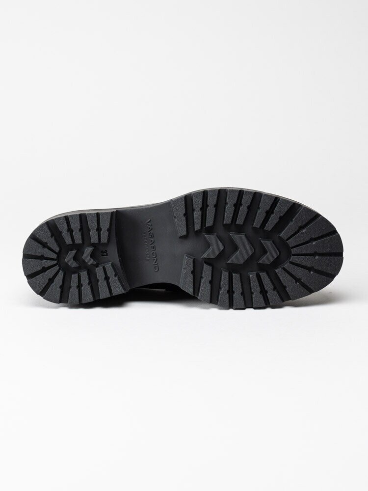 Vagabond - Kenova - Svarta chunky loafers i skinn