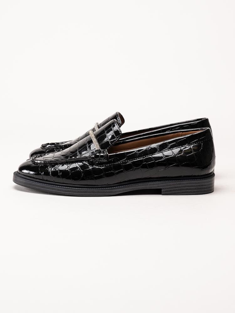 Copenhagen Shoes - Loafers Lovely - Svarta loafers i lackskinn