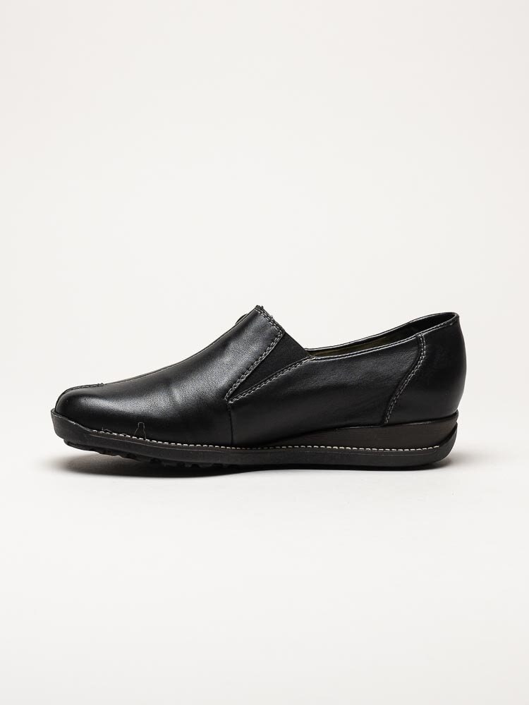 Rieker - Svarta slip on skor med Rieker-Tex