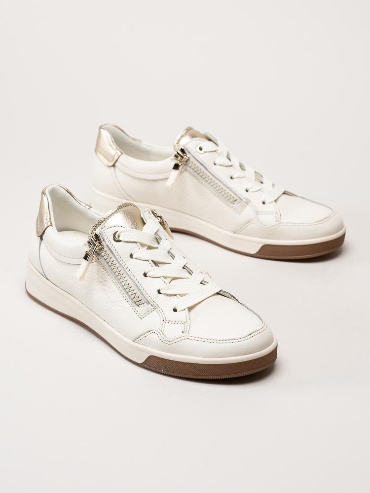 Ara - Rom - Off white sneakers i skinn