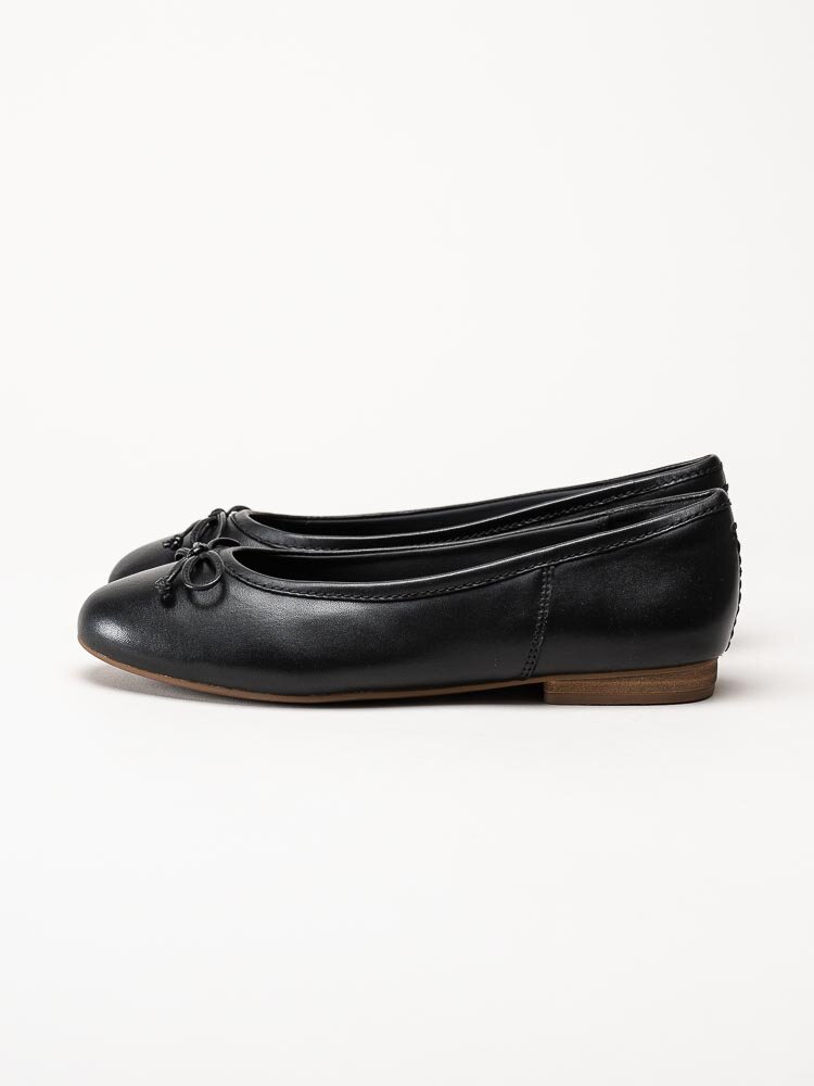 Clarks - Fawna Lily - Svarta ballerinaskor i skinn