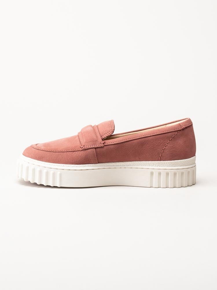 Clarks - Mayhill Cove - Rosa lågskor i nubuck