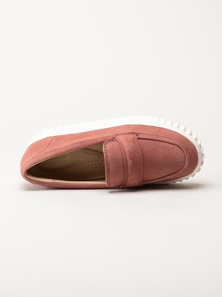 Clarks - Mayhill Cove - Rosa lågskor i nubuck