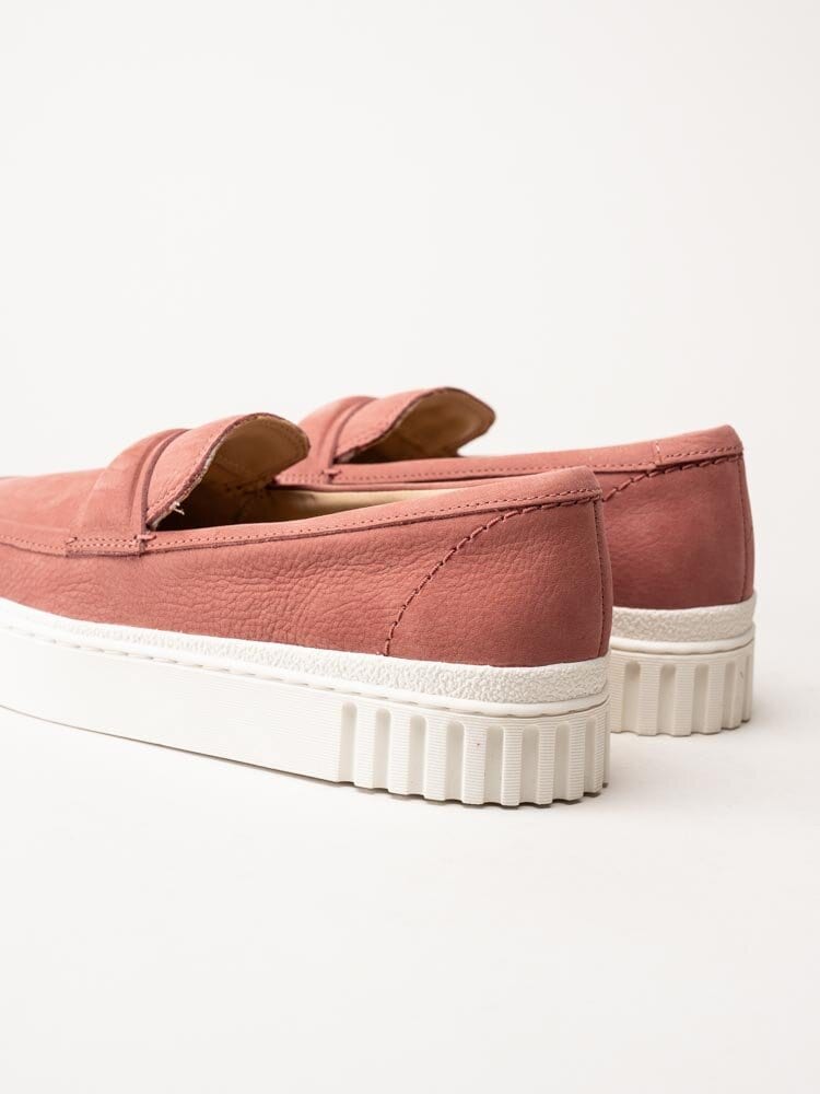 Clarks - Mayhill Cove - Rosa lågskor i nubuck