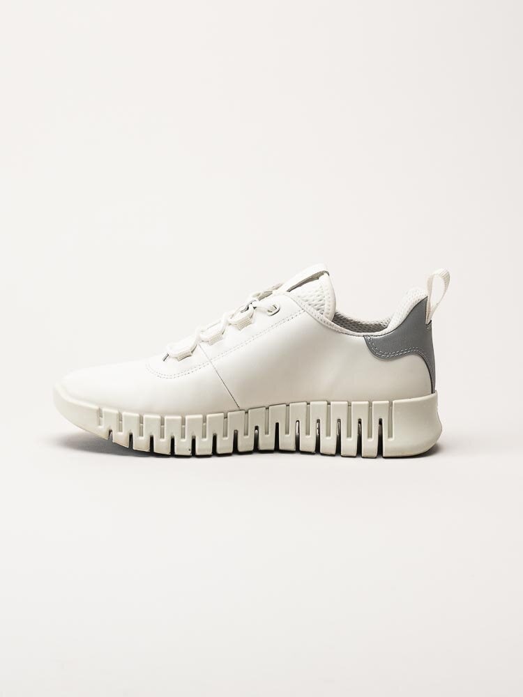 Ecco - Gruuv W Sneaker - Off white promenadskor i skinn