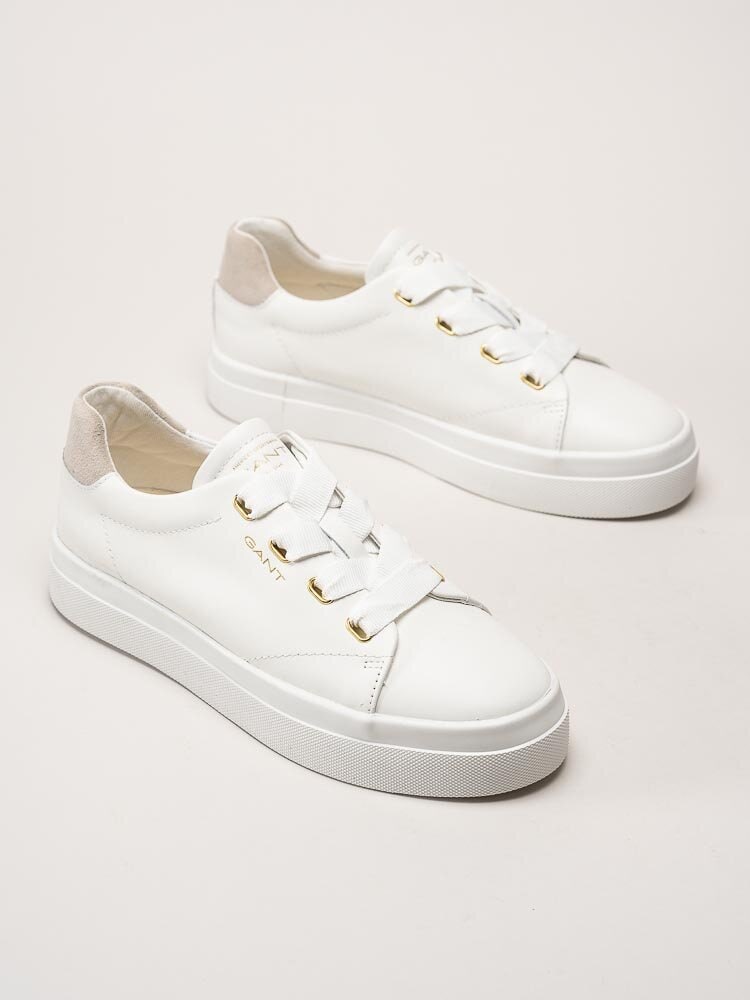 Gant Footwear - Avona Sneaker - Vita sneakers i skinn