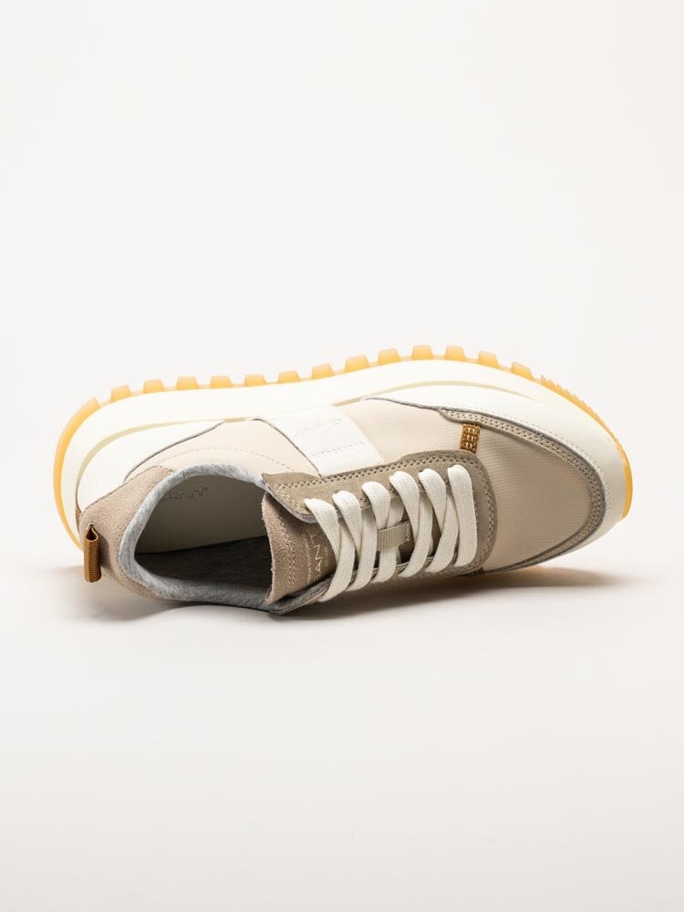 Gant Footwear - Caffay Sneaker - Beige sneakers i skinn