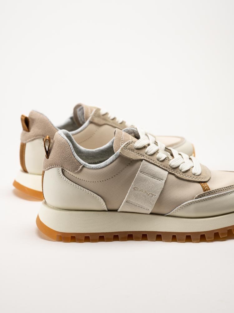 Gant Footwear - Caffay Sneaker - Beige sneakers i skinn