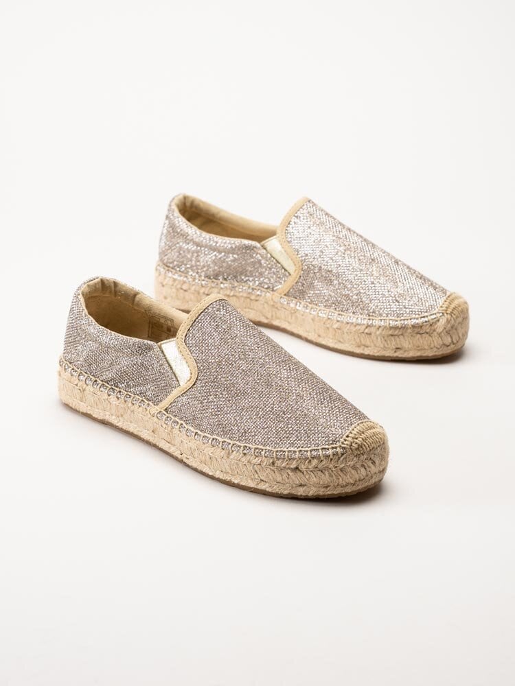 Replay - Lawton Espadrill - Guldglittriga slip on espadrillos