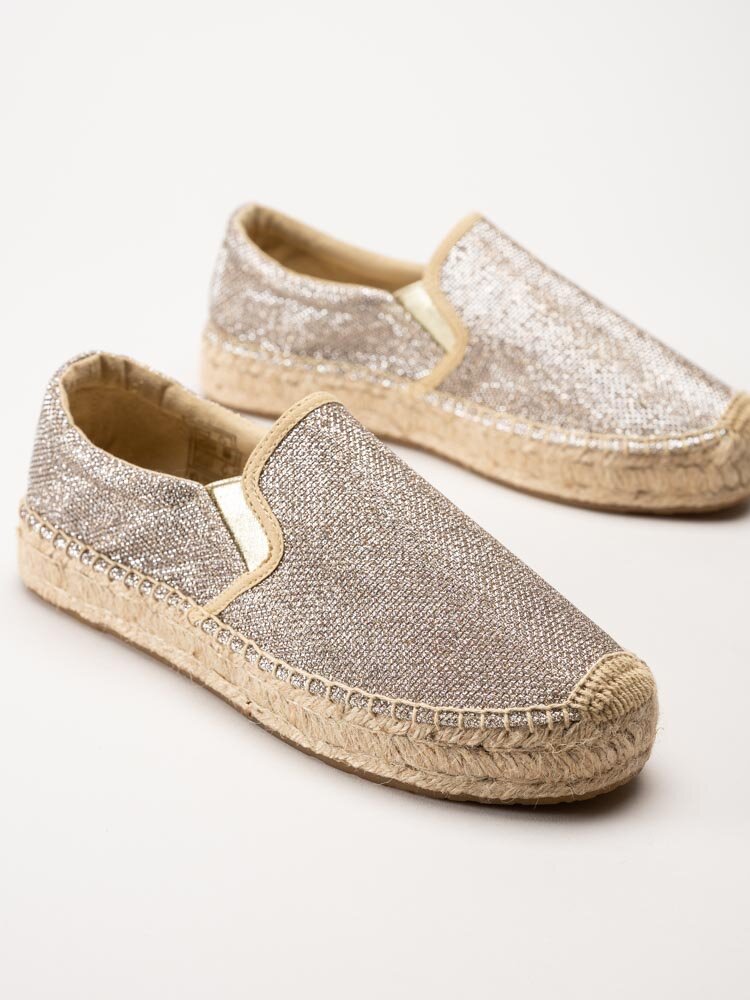 Replay - Lawton Espadrill - Guldglittriga slip on espadrillos