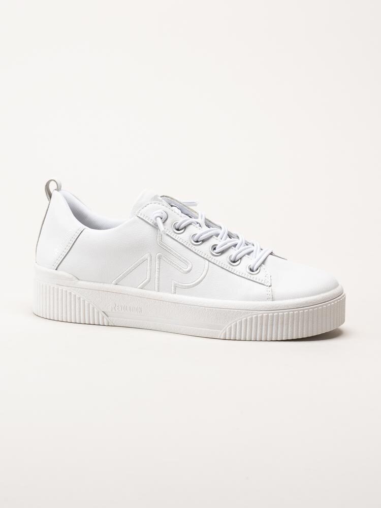 Rieker Evolution - Vita sneakers i skinn