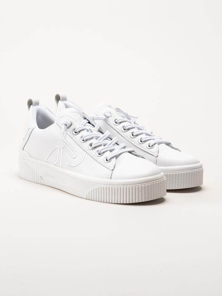 Rieker Evolution - Vita sneakers i skinn