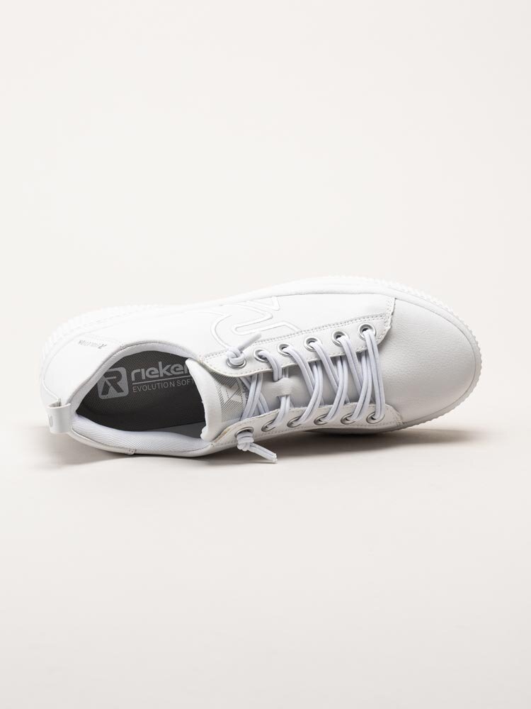 Rieker Evolution - Vita sneakers i skinn