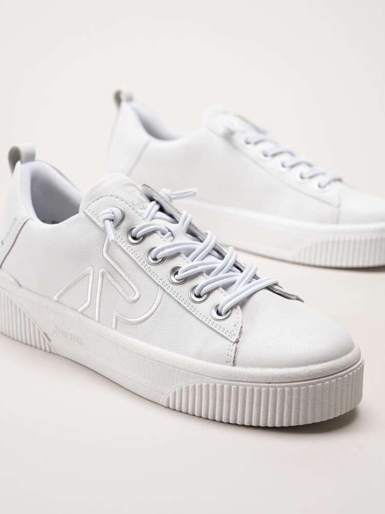 Rieker Evolution - Vita sneakers i skinn