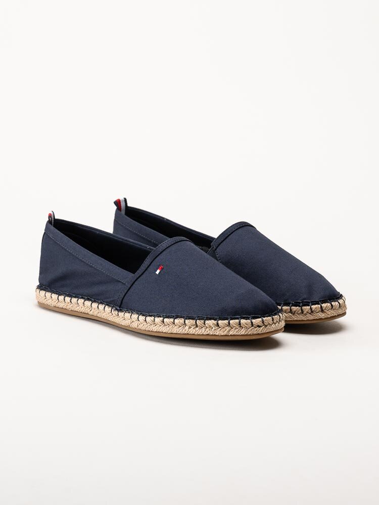 Tommy Hilfiger - Flat Espadrille - Mörkblå espadrillos i textil