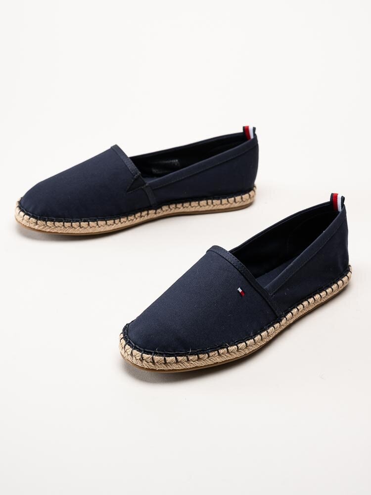 Tommy Hilfiger - Flat Espadrille - Mörkblå espadrillos i textil