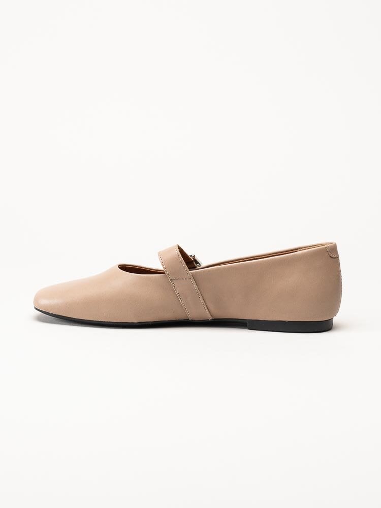 Vagabond - Jolin - Beige ballerinaskor i skinn