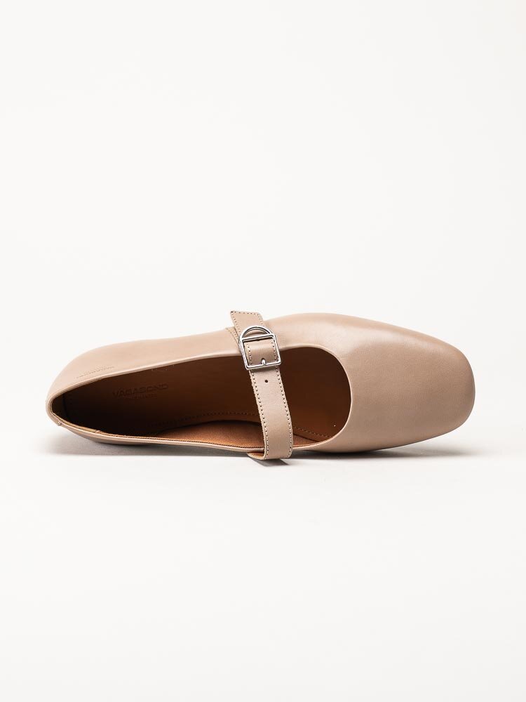 Vagabond - Jolin - Beige ballerinaskor i skinn