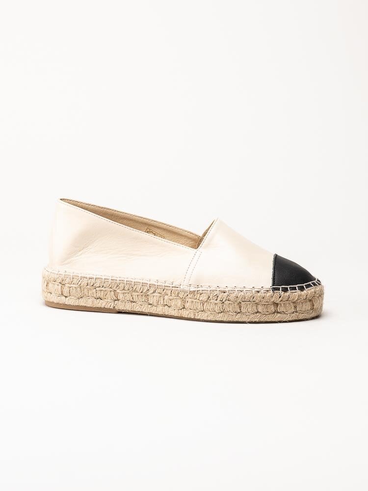 Alberville - Beige espadrillos i skinn