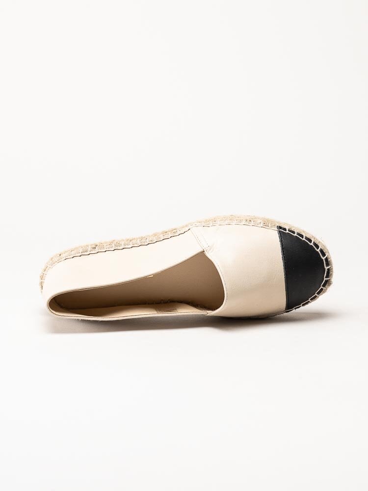 Alberville - Beige espadrillos i skinn