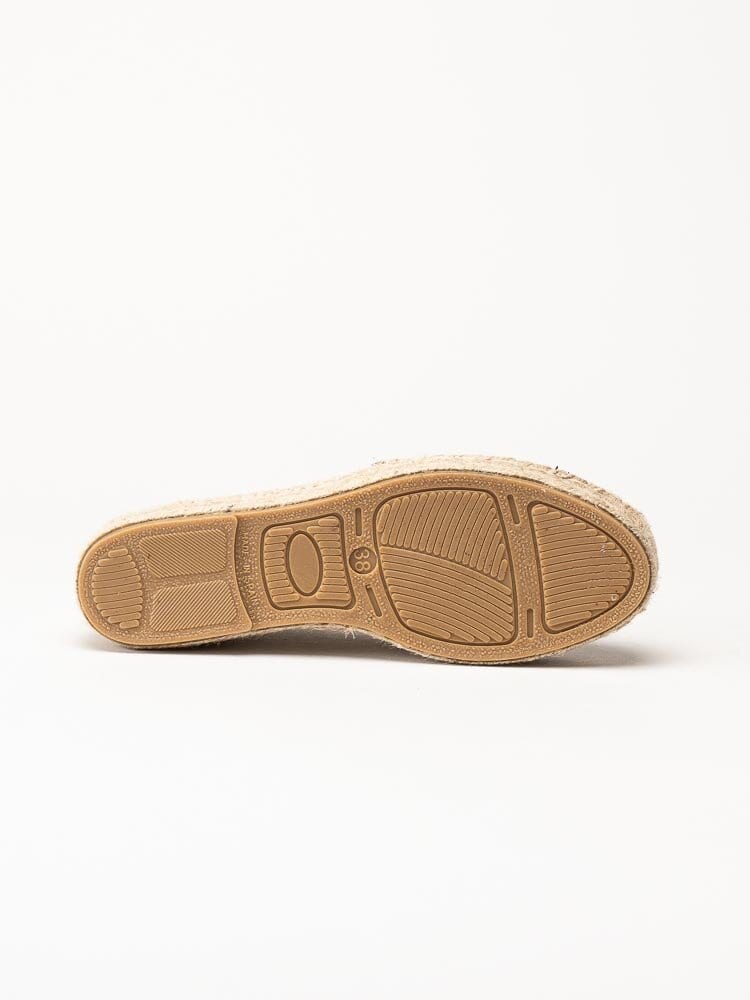 Alberville - Beige espadrillos i skinn