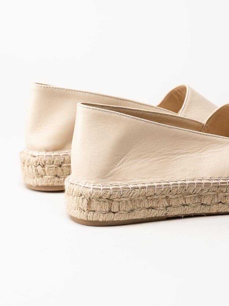 Alberville - Beige espadrillos i skinn