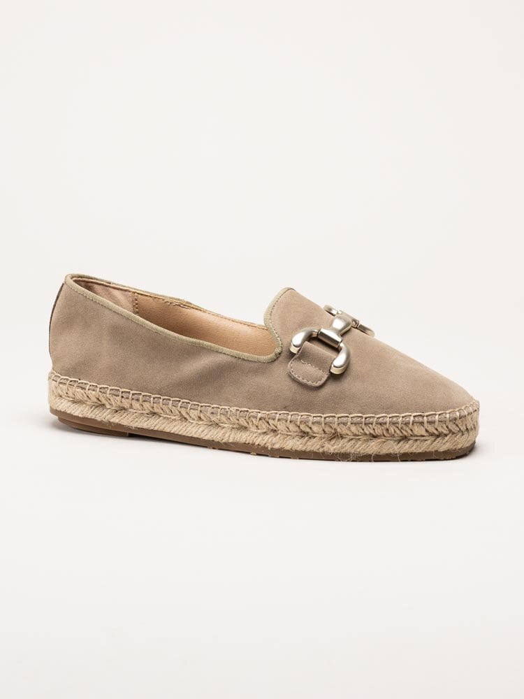 Philip Hog - Denise - Beige espadrillos i mocka