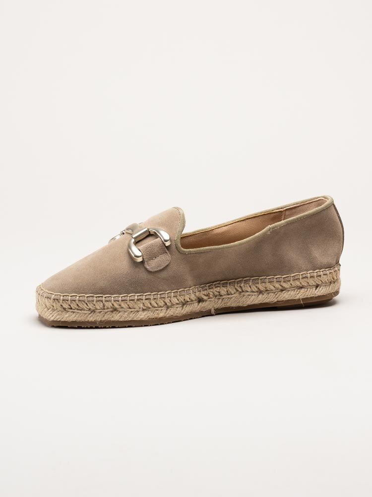 Philip Hog - Denise - Beige espadrillos i mocka