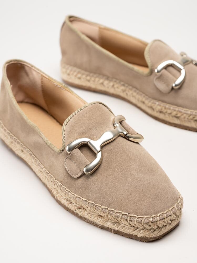 Philip Hog - Denise - Beige espadrillos i mocka