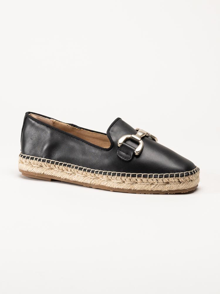 Philip Hog - Denise - Svarta espadrillos i skinn