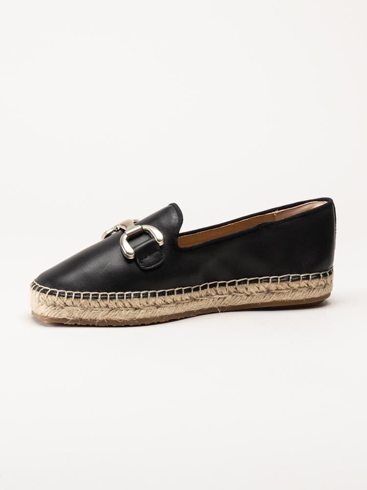 Philip Hog - Denise - Svarta espadrillos i skinn