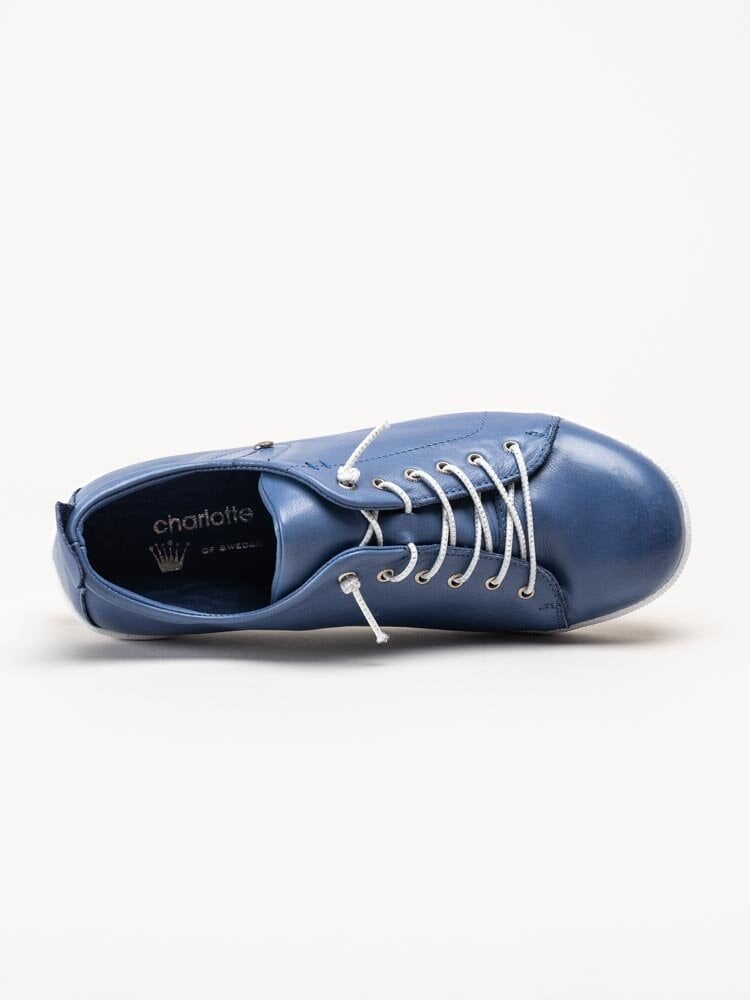 Charlotte of Sweden - Blå sneakers i skinn